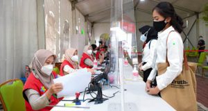 Peserta Tes SKD CASN di Poltekkes Jakarta I, Kemenkes Terapkan Prokes Ketat