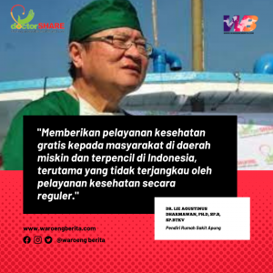 Dr Lie “Sang Pendiri RS Apung” Dharmawan