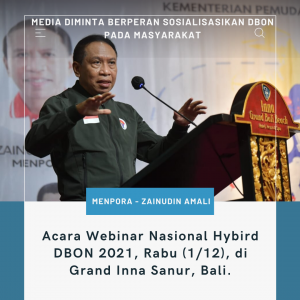 Media Diminta Berperan Sosialisasikan DBON Pada Masyarakat