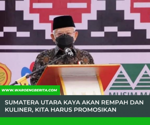 Sumatera Utara Kaya Akan Rempah dan Kuliner, Kita Harus Promosikan Ke Mancanegara