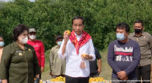 Akhirnya Liang Melas Datas Dikunjungi, Presiden Jokowi : Tegaskan Arti Penting Infrastruktur Jalan untuk Tunjang Kegiatan Produksi