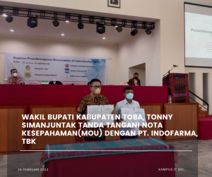 Pemerintah Kabupaten Toba teken MoU bersama PT. Indofarma, Tbk.
