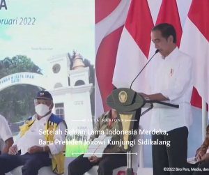 Setelah Sekian Lama Indonesia Merdeka, Baru Presiden Jokowi Kunjungi Sidikalang