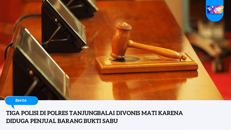 Tiga Polisi di Polres Tanjungbalai Jual Barang Bukti Sabu