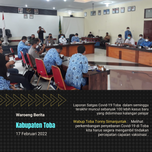 Pemkab Toba Akan Tingkatkan Capaian Vaksin Primer dan Booster
