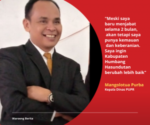 Gebrakan Baru Kadis PUPR Humbahas 6 Paket Proyek Senilai 17 Milyar Dari Dana Alokasi Khusus(DAK) Telah Di Tenderkan