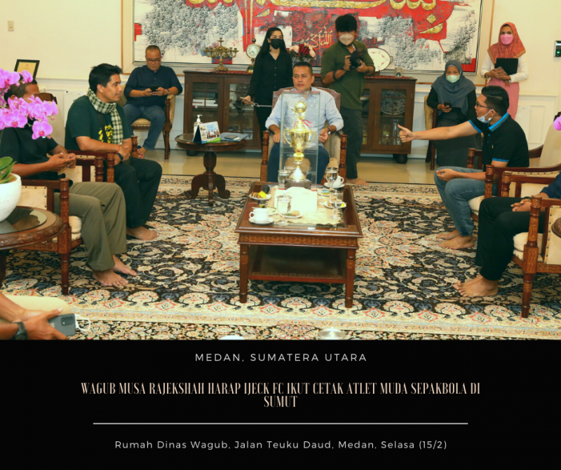 Wagubsu Harap Ijeck FC Ikut Cetak Atlet Muda Sepakbola di Sumut
