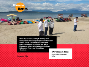 Wakil Bupati Toba Tonny M Simanjuntak Tinjau Pantai Lumban Bulbul