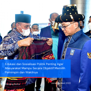 Edy Rahmayadi Menilai Edukasi dan Sosialisasi Politik Penting Agar Masyarakat Mampu Secara Objektif Memilih Pemimpin dan Wakilnya