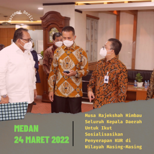 Musa Rajekshah Himbau Seluruh Kepala Daerah Untuk Ikut Sosialisasikan Penyerapan KUR di Wilayah Masing-Masing