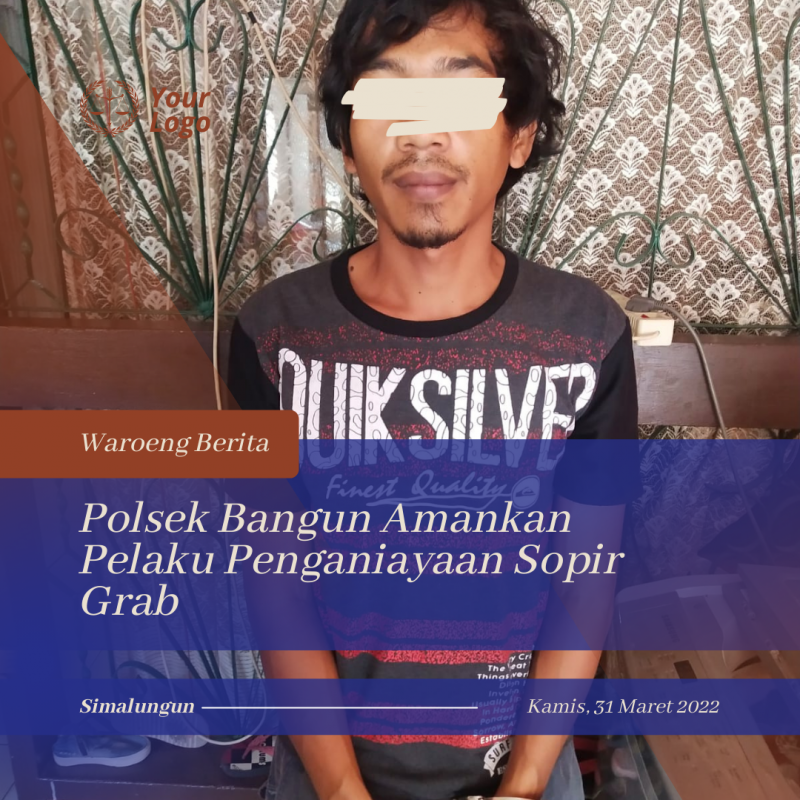 Polsek Bangun Amankan Pelaku Penganiayaan Sopir Grab