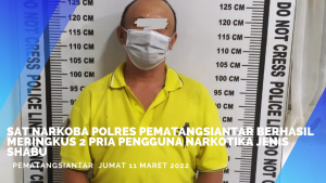 Sat Narkoba Polres Pematangsiantar Berhasil Meringkus 2 Pria Pengguna Narkotika Jenis Shabu