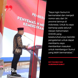 Gubernur Sumut, Edy Rahmaydi Ingin Menjadikan Sumut Menjadi Provinsi No 1 di Indonesia