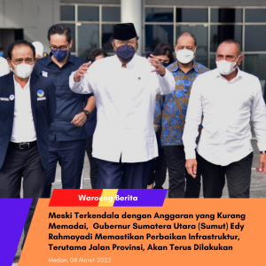 Edy Rahmayadi Pastikan Perbaikan Infrastruktur Terus Dilakukan