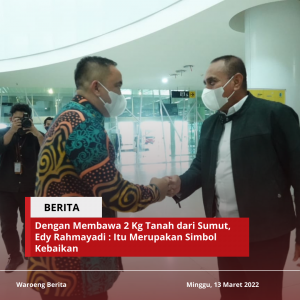 Dengan Membawa 2 Kg Tanah & 1 Liter Air dari Sumut, Edy Rahmayadi Hadiri Undangan Presiden RI di IKN Nusantara
