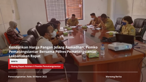 Kendalikan Harga Pangan Jelang Ramadhan, Pemko Pematangsiantar Bersama Polres Pematangsiantar Laksanakan Rapat