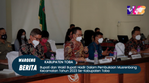 Bupati dan Wakil Bupati Hadir Dalam Pembukaan Musrenbang Kecamatan Tahun 2023 Se-Kabupaten Toba