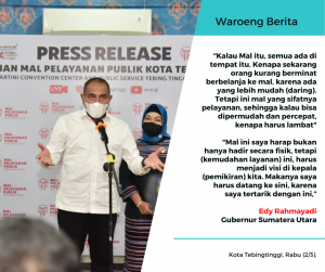 Resmikan Mal Pelayanan Publik di Tebingtinggi, Gubernur Edy Rahmayadi Minta Kehadiran MPP  Mempermudah Secara Fisik dan Visioner
