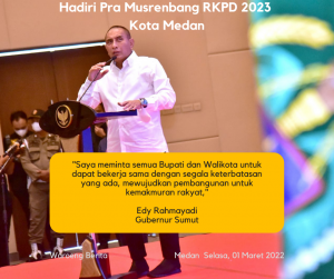 Pra Musrenbang RKPD 2023, Edy Rahmayadi Minta Bupati/Walikota Bekerja Sama untuk Kepentingan Rakyat