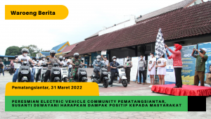 Peresmian Electric Vehicle Community Pematangsiantar, Susanti Dewayani Harapkan Dampak Positif Kepada Masyarakat