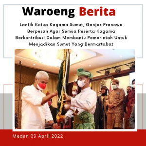 Lantik Ketua Umum Kagama Sumut, Ganjar Pranowo : Semua Alumni Kagama Saya Minta Untuk Berkontribusi Membatu Pemerintah