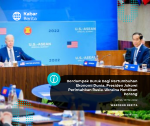 Presiden Jokowi Perintahkan Rusia-Ukraina Stop Perang