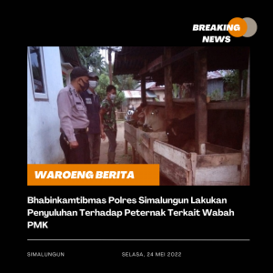 Bhabinkamtibmas Polres Simalungun Lakukan Penyuluhan Terhadap Peternak Terkait Wabah PMK