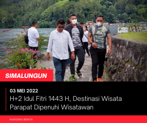 H+2 Idul Fitri 1443 H, Destinasi Wisata Parapat Dipenuhi Wisatawan