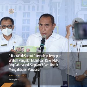 Wabah Penyakit Mulut dan Kaki (PMK) Ditemukan di Dua Daerah di Sumut, Edy Rahmayadi Siapkan 3 Langkah Antisipasi Penularan