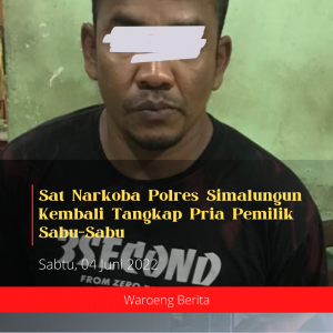 Sat Narkoba Polres Simalungun Kembali Tangkap Pria Pemilik Sabu-Sabu