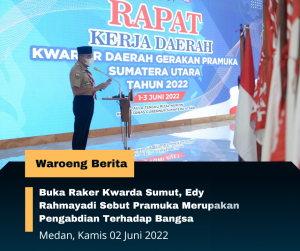 Buka Raker Kwarda Sumut, Edy Rahmayadi Sebut Pramuka Merupakan Pengabdian Terhadap Bangsa