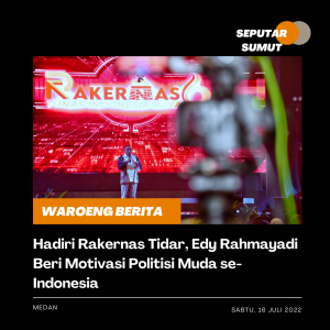 Hadiri Rakernas Tidar, Edy Rahmayadi Beri Motivasi Politisi Muda se-Indonesia