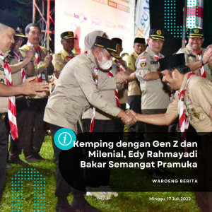 Kemping dengan Gen Z dan Milenial, Edy Rahmayadi Bakar Semangat Pramuka