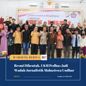 Resmi Dibentuk, UKM Pedhas Jadi Wadah Jurnalistik Mahasiswa Undhar
