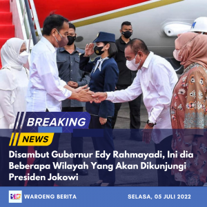 Disambut Gubernur Edy Rahmayadi, Ini dia Beberapa Wilayah Yang Akan Dikunjungi Presiden Jokowi