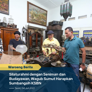 Silaturahmi dengan Seniman dan Budayawan, Wagub Sumut Harapkan Sumbangsih KSBN