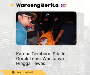 Karena Cemburu, Pria Ini Gorok Leher Wanitanya Hingga Tewas