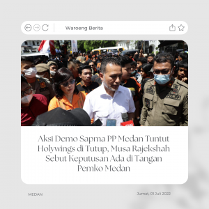 Aksi Demo Sapma PP Medan Tuntut Holywings di Tutup, Musa Rajekshah Sebut Keputusan Ada di Tangan Pemko Medan
