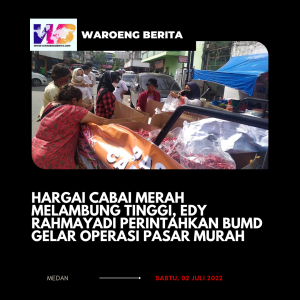 Hargai Cabai Merah Melambung Tinggi, Edy Rahmayadi Perintahkan BUMD Gelar Operasi Pasar Murah