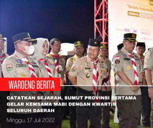 Catatkan Sejarah, Sumut Provinsi Pertama Gelar Kemsama Mabi dengan Kwartir Seluruh Daerah