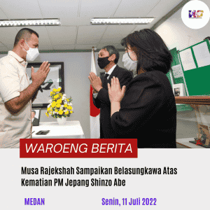 Musa Rajekshah Sampaikan Belasungkawa Atas Kematian PM Jepang Shinzo Abe