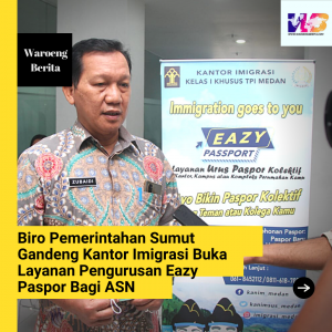 Biro Pemerintahan Sumut Gandeng Kantor Imigrasi Buka Layanan Pengurusan Eazy Paspor Bagi ASN