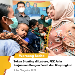 Tekan Stunting di Labura, PKK Jalin Kerjasama Dengan Persit dan Bhayangkari