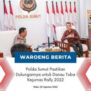 Polda Sumut Pastikan Dukungannya untuk Danau Toba Kejurnas Rally 2022