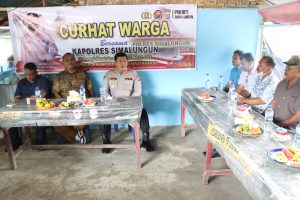 Temui Warga Nagori Moho, Kapolres Simalungun Buka Pengaduan Secara Terbuka