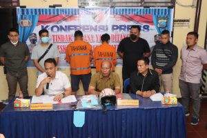 Polres Pematangsiantar Gelar Konferensi Pers Kasus Pencabulan Anak Dibawah Umur