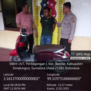 Polsek Perdagangan Kabupaten Simalungun Berhasil Ringkus Pelaku Pencurian Sepeda Motor