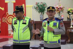 Amankan Perayaan Imlek 2023, Kapolres Simalungun Gelar Patroli Skala Besar