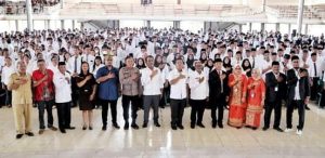 Ketua KPU Simalungun Lantik 1.239 Anggota PPS se-Kabupaten Simalungun