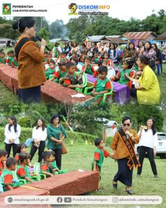 Kunjungan ke PAUD/TK Sanina Gorbus, Bunda PAUD Simalungun Minta Orangtua dan Guru Turut Serta Membangun Generasi Emas